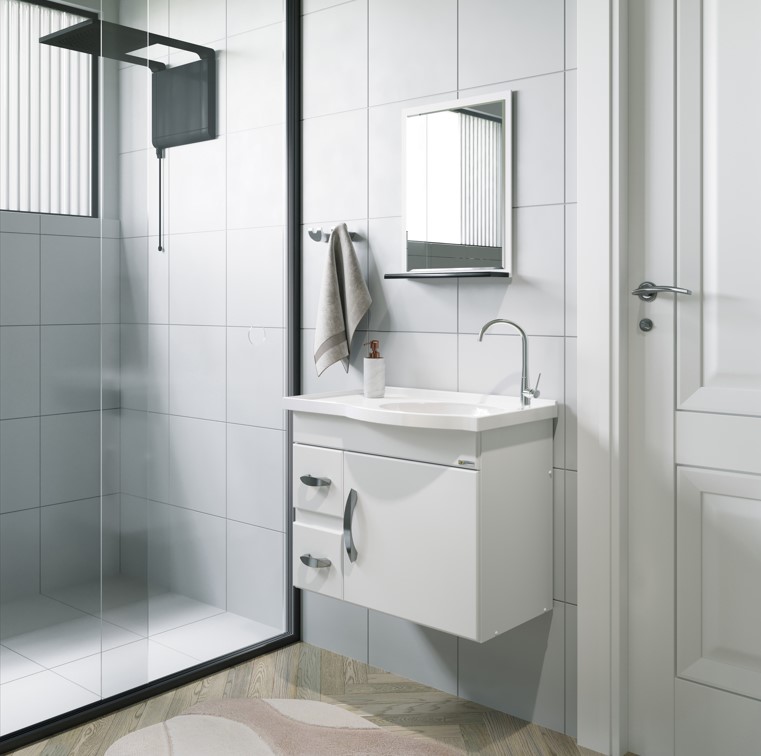 RORATO - KIT SIENA SUSPENSO 2GAV   ESP 55,5CM BRANCO